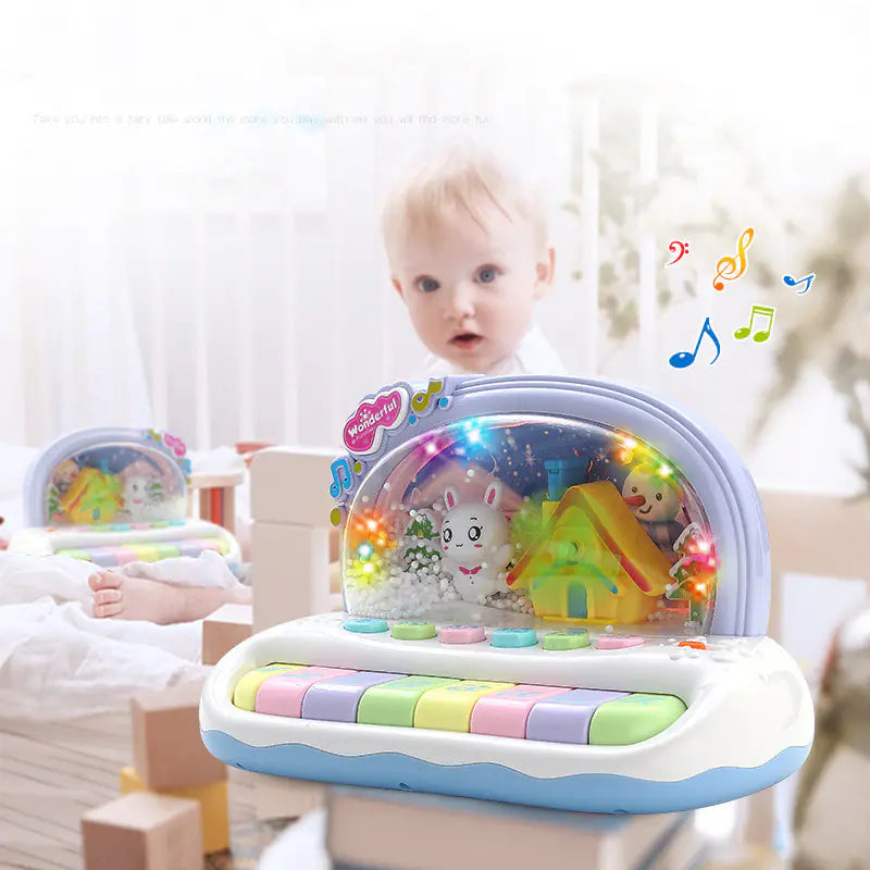 Kids Early Education Musical Toy - Snowflake Electronic Piano - FkriTigrinya