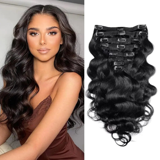 Natural Black Human Hair Extensions
