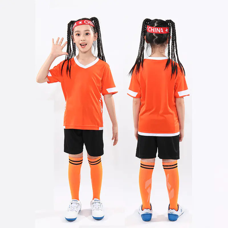 Kids Soccer Jersey Set for Training and Competitions