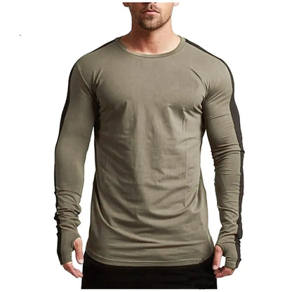 Muscle Brothers Men's Slim Fit Long Sleeve T-Shirt