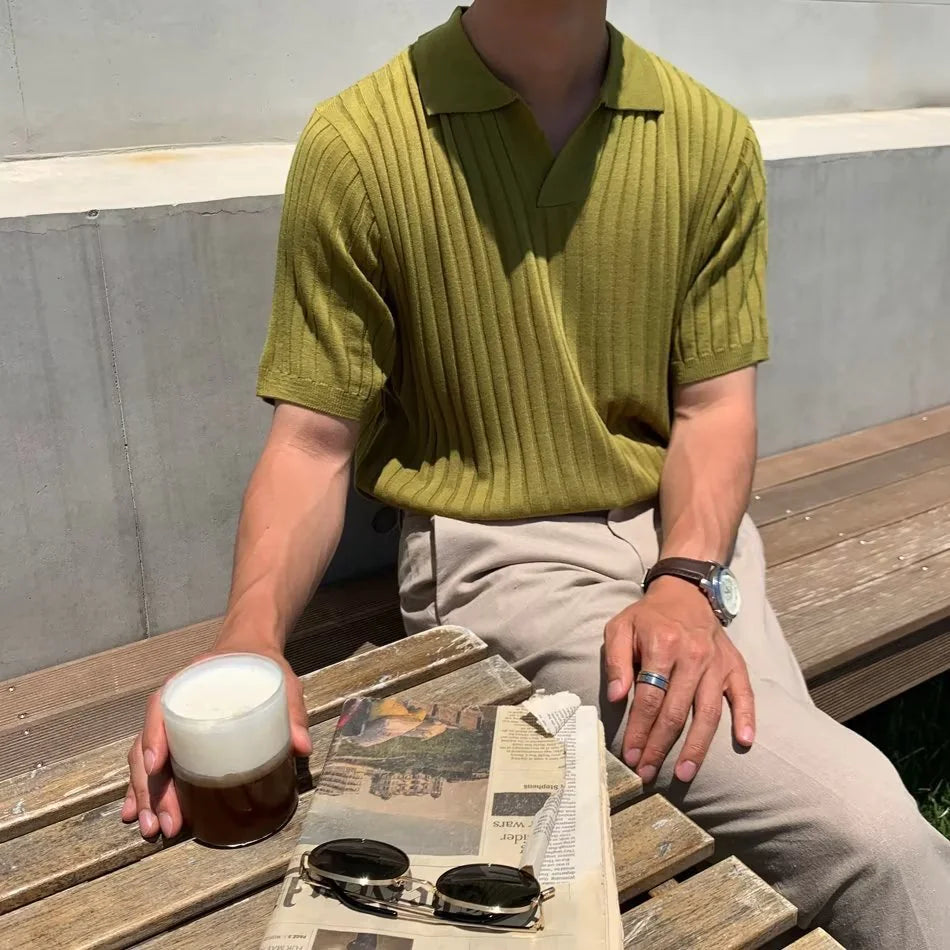 Men's Slim Fit Summer Polo Shirt