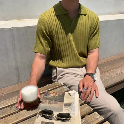 Men's Slim Fit Summer Polo Shirt