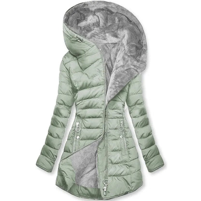 Dames Katoenen Jas met Capuchon – Elegant & Comfortabel