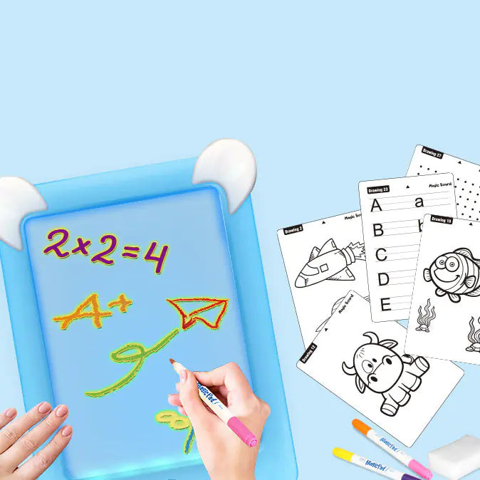 LED 3D Drawing Board for Kids - Educational Toy - FkriTigrinya