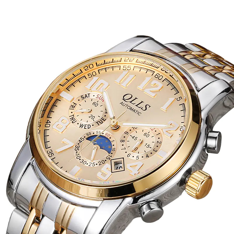 Waterproof Steel Band Business Casual Men's Watch