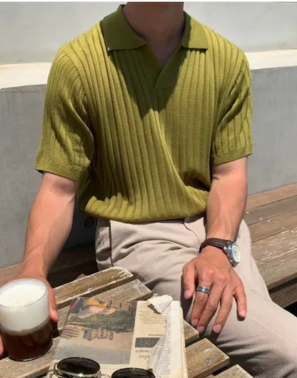 Men's Slim Fit Summer Polo Shirt