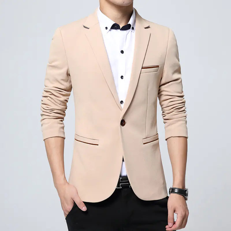 Men's Stylish Slim Fit Business Casual Blazer Jacket  sizes ranging from M to 5XL,