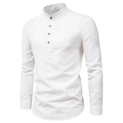 2024 Men's Stylish Slim Fit Long Sleeve Shirt
