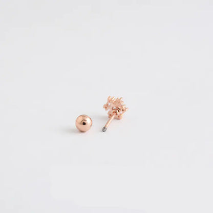 Sneeuwvlok S925 Zilveren Oorbellen met Schroefsluiting & Diamanten – Winterse Luxe