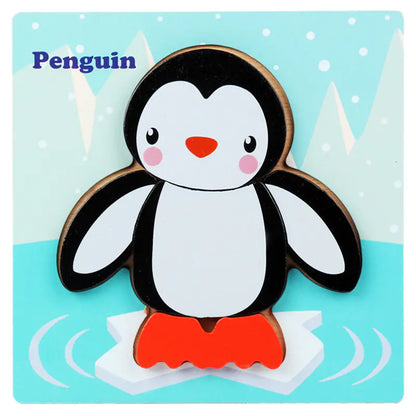 3D Wooden Puzzle Educational Toy for Kids (Wholesale) - FkriTigrinya