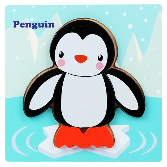 3D Wooden Puzzle Educational Toy for Kids (Wholesale) - FkriTigrinya