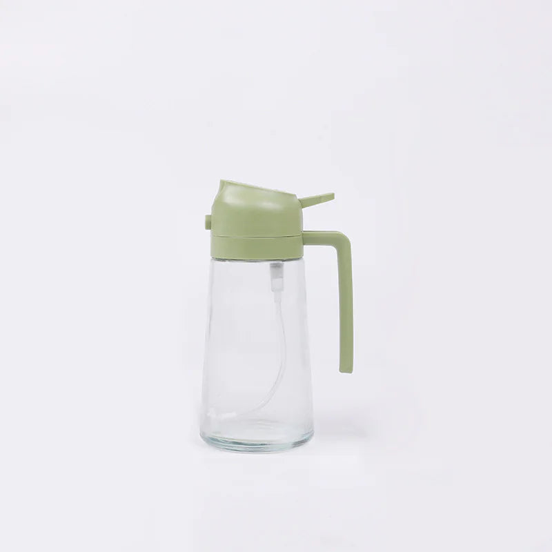 2-in-1 Oil Bottle 'ናይ ዘይቲ መዐቀኒ ጥርሙ ብጣዕሚ ቀሊል ንክትጥቀመሉ'