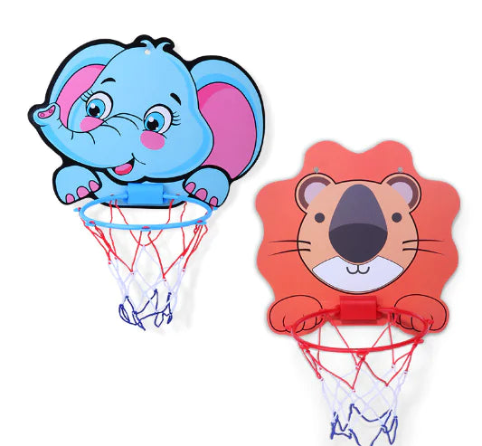 Wall-Mounted Indoor Basketball Hoop for Kids - FkriTigrinya