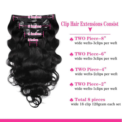 Natural Black Human Hair Extensions