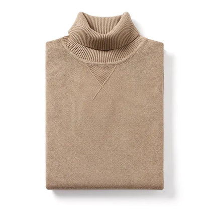 Men's Turtleneck Sweater, Slim Fit Knit Top  S to XXXL,