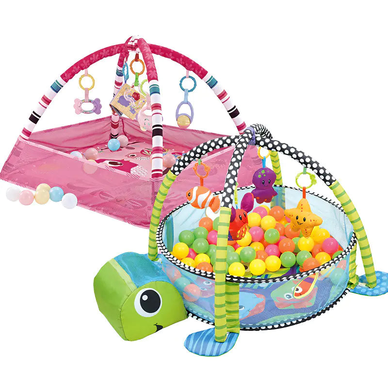 Baby Play Gym with Ocean Balls and Activity Fence - FkriTigrinya