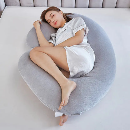 C-Shaped Pregnancy Pillow with Waist Support (Wholesale)