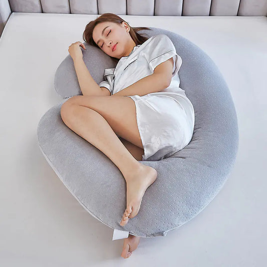 C-Shaped Pregnancy Pillow with Waist Support (Wholesale)
