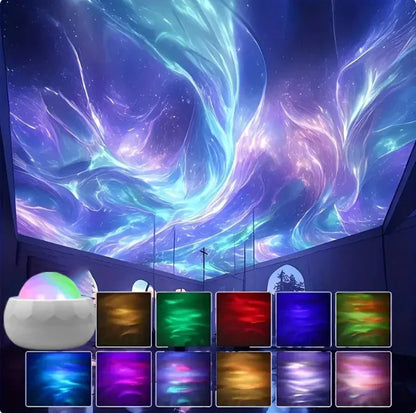 LED Night Lamp – Water Projection Ambience Light