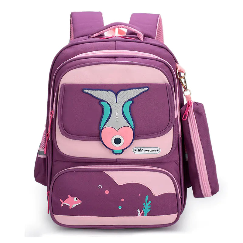 Children's Backpack with Spine Protection and Design