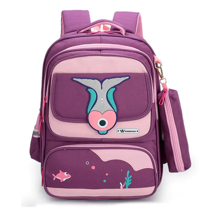 Children's Backpack with Spine Protection and Design