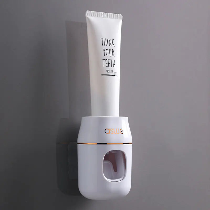 Automatic Toothpaste Dispenser Set with Wall Mount
