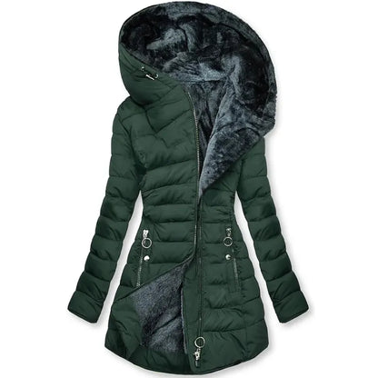 Dames Katoenen Jas met Capuchon – Elegant & Comfortabel
