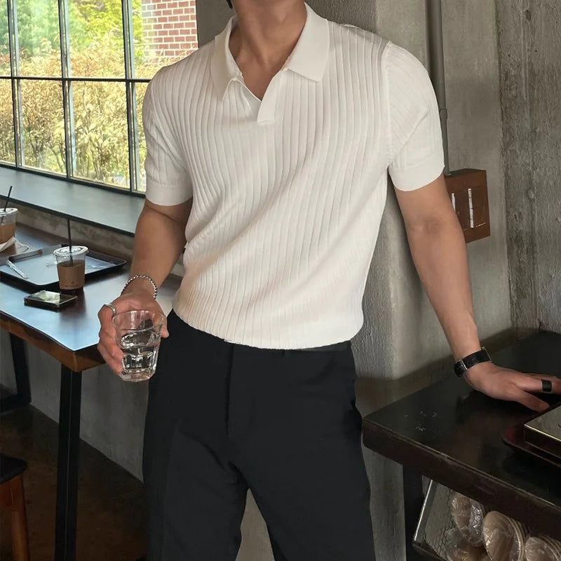 Men's Slim Fit Summer Polo Shirt