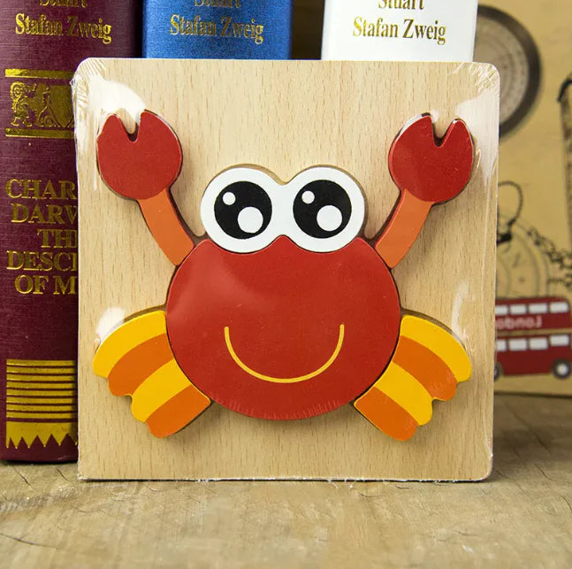 3D Animal Puzzle Set ናይ ዝተፋላለዪ እንስሳታት ፑዘል ንህጻናት እዳኣዛናገዐ ዝምህር