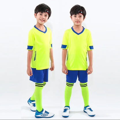 Kids Soccer Jersey Set for Training and Competitions