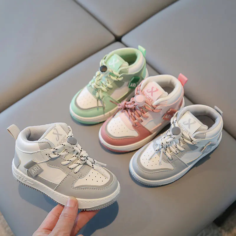 High-Top Non-Slip Children's Sports Shoes for Autumn