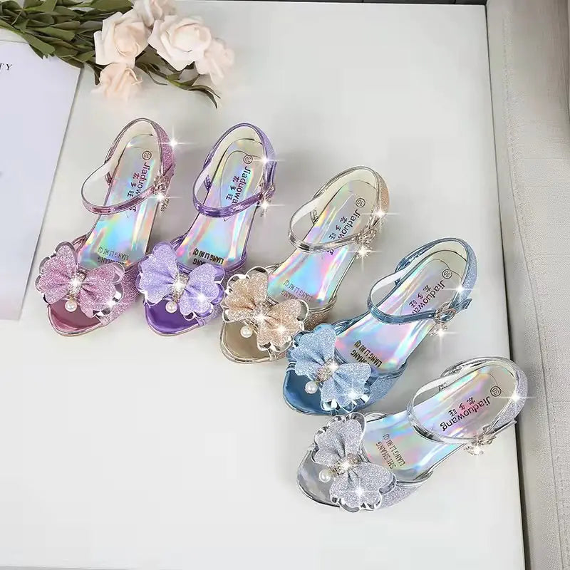 2022 Summer Crystal Princess Shoes for Girls
