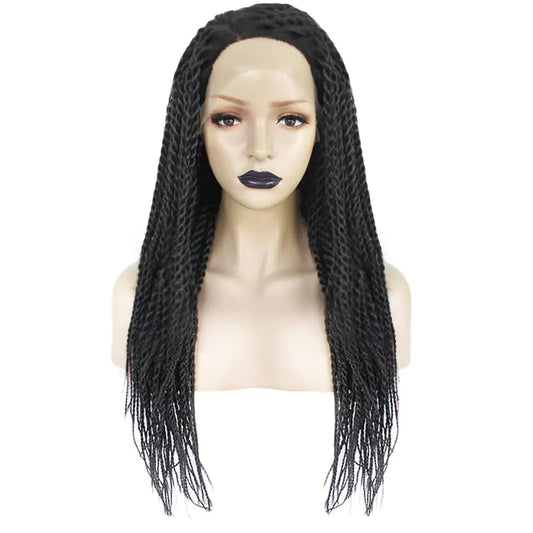 African Front Lace Chemical Fiber Hair, Braids Styles