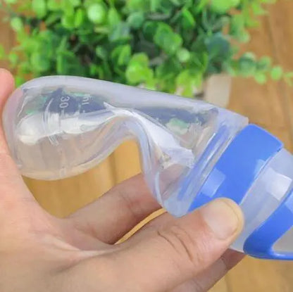 Silicone Baby Bottle, Rice Cereal Spoon, Feeding Bottle