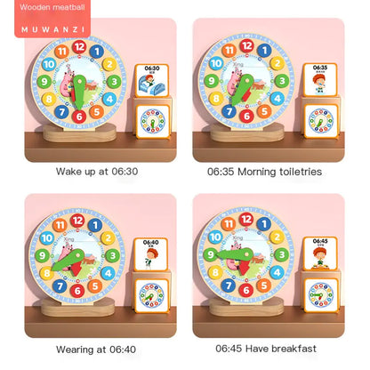 Wooden Educational Toy for Kids - Digital Clock - FkriTigrinya