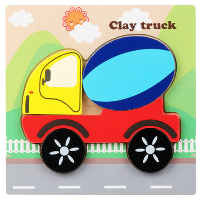 3D Wooden Puzzle Educational Toy for Kids (Wholesale) - FkriTigrinya