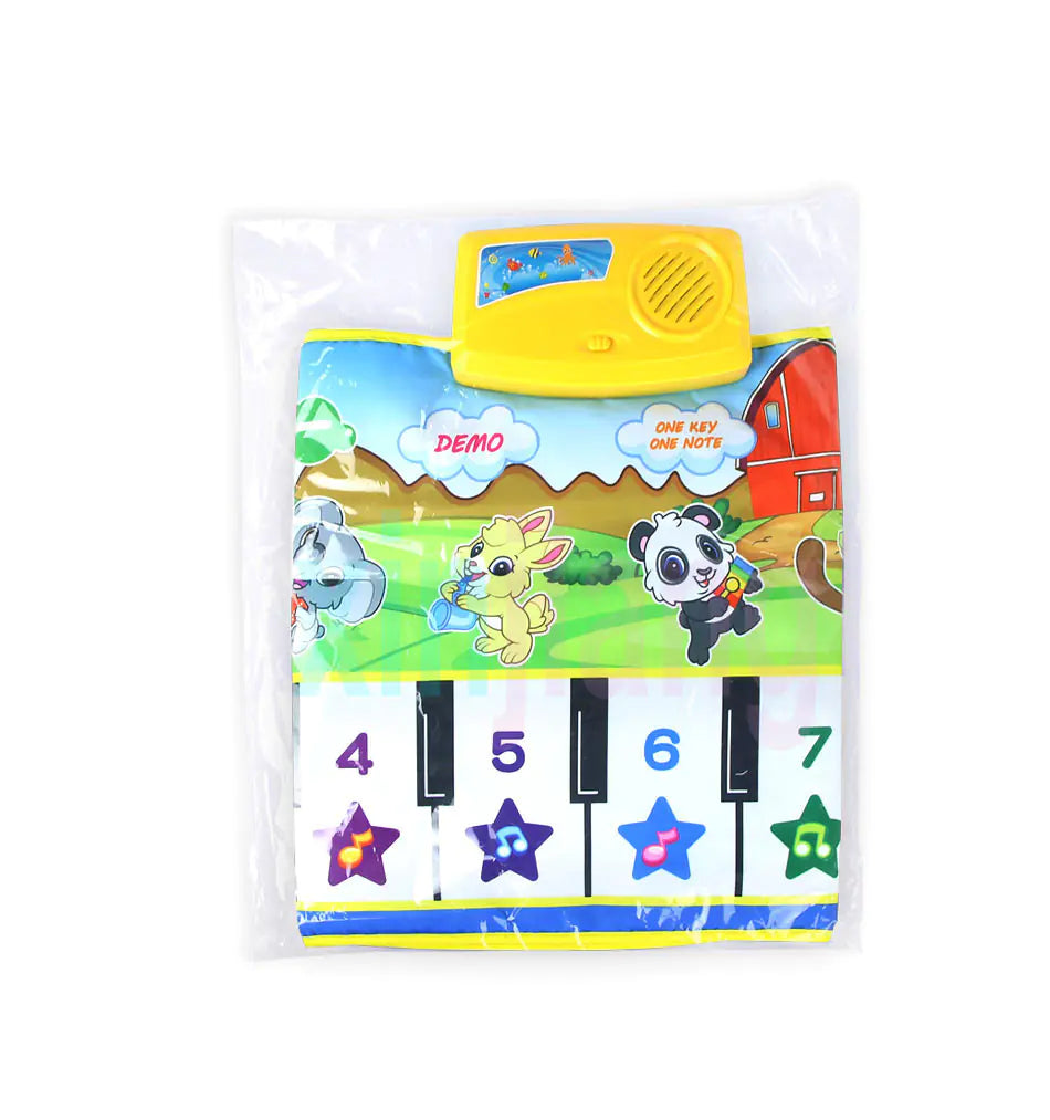 Multifunctional Music Piano Mat for Kids, Green - FkriTigrinya