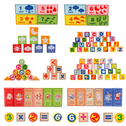 Multifunctionele Houten Bouwblokken voor Kinderen – Creatief & Educatief