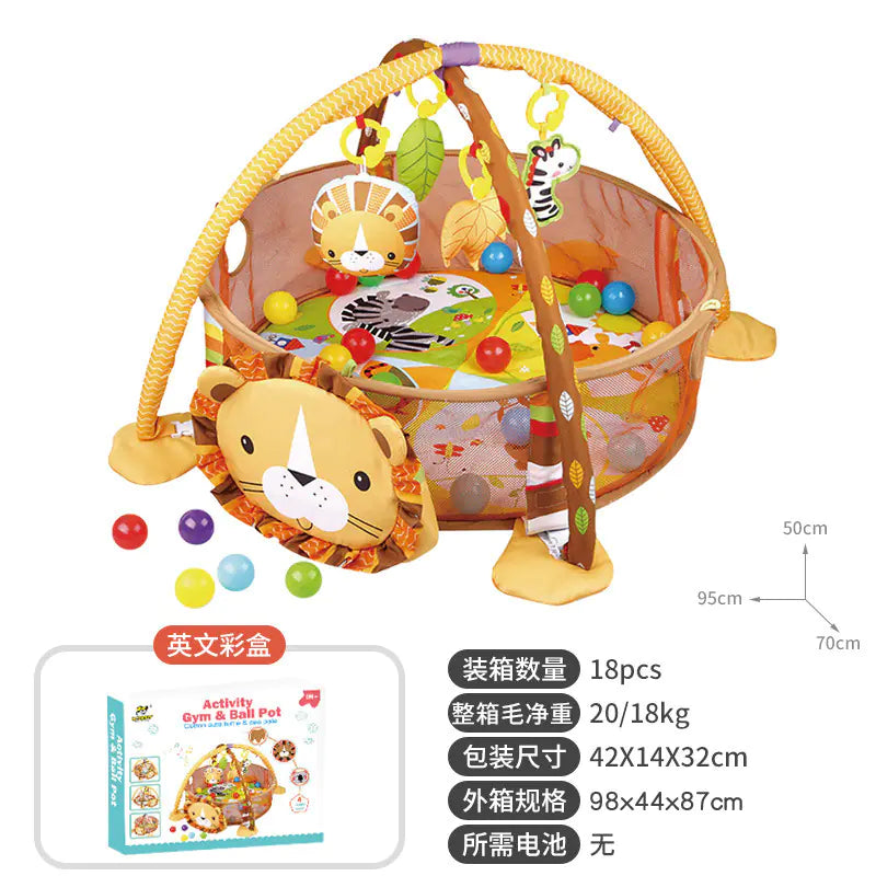 Baby Play Gym with Ocean Balls and Activity Fence - FkriTigrinya