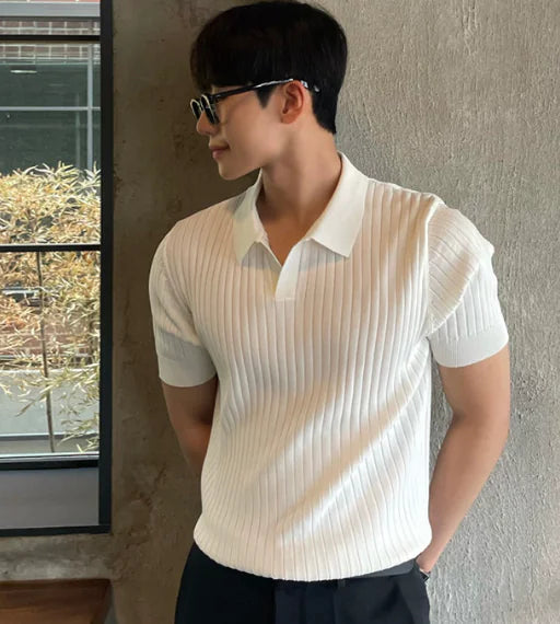 Men's Slim Fit Summer Polo Shirt