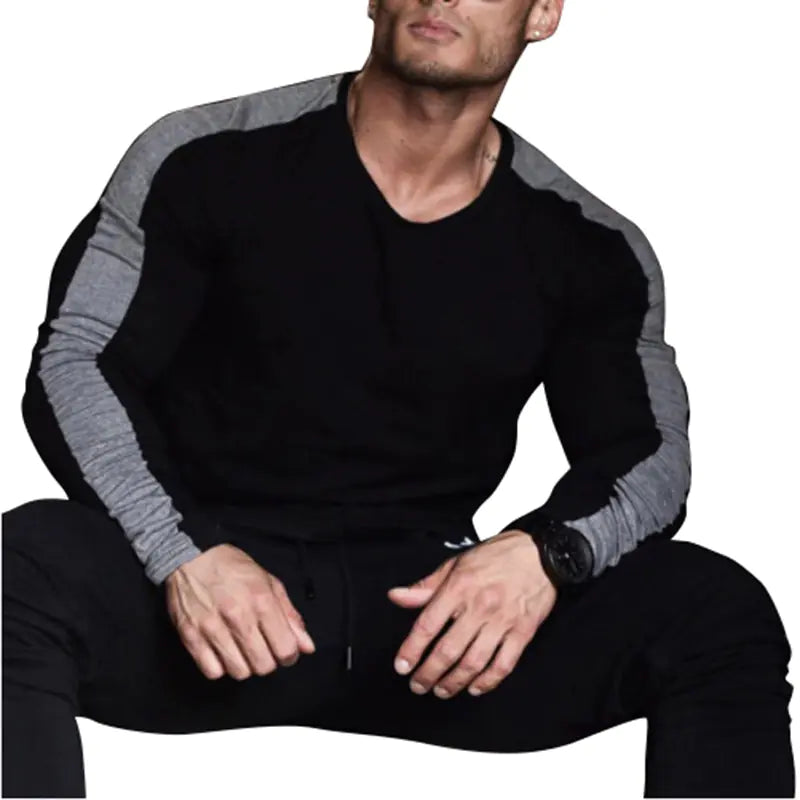 Muscle Brothers Men's Slim Fit Long Sleeve T-Shirt