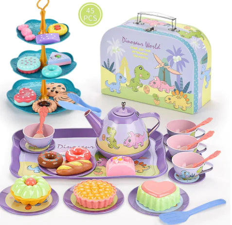 Girls Play House Simulation Dessert & Tea Toy Set - FkriTigrinya