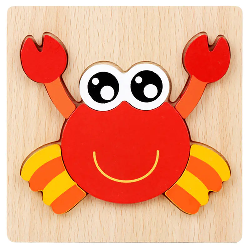 3D Wooden Puzzle Educational Toy for Kids (Wholesale) - FkriTigrinya