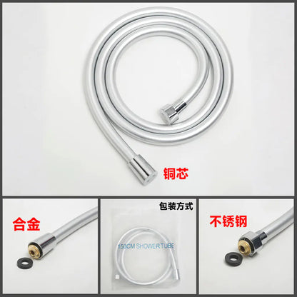 Stainless Steel Shower Hose with Universal Copper Connector