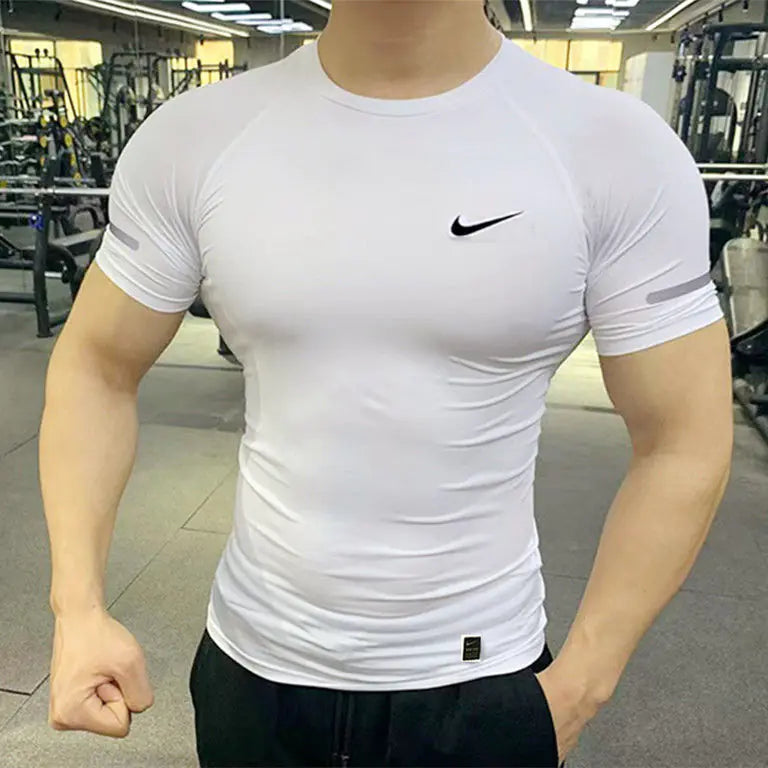 Men's Korean Slim Fit Quick-Dry Sports T-Shirt
