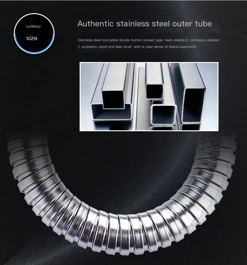 1.5m Stainless Steel Shower Hose for Water Heater 1.5 meters