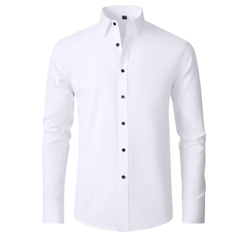 Men's Wrinkle-Resistant Stretch Dress Shirt (Thin Fit)