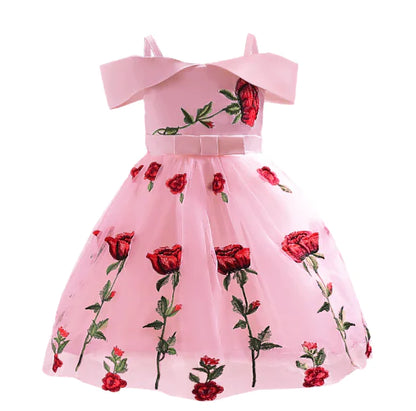 Flower Girl Fairy Dress - Children's Wedding Princess Gown sizes ranging from 100 to 150cm