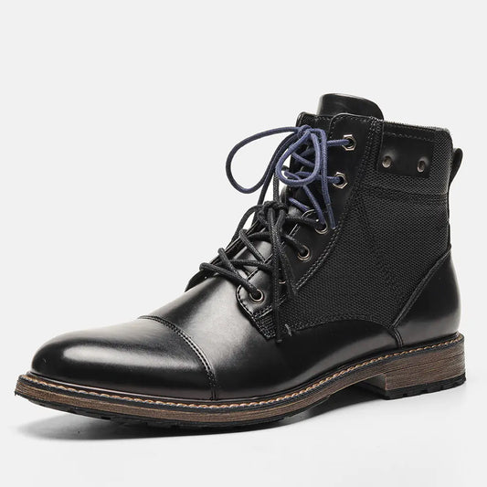 Men's High Top Leather Work Boots