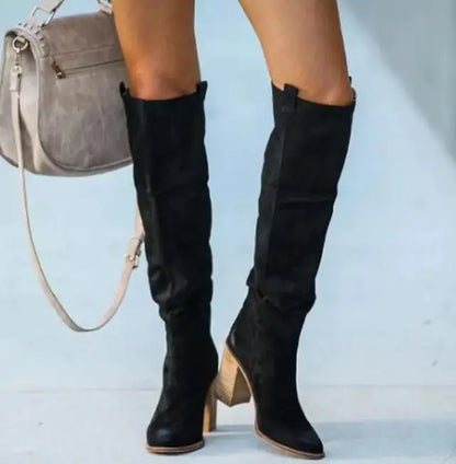 Over The Knee Heel Boots  Height: 21 inches